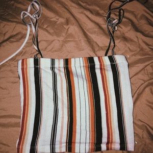 Tube Strap Crop Top✨